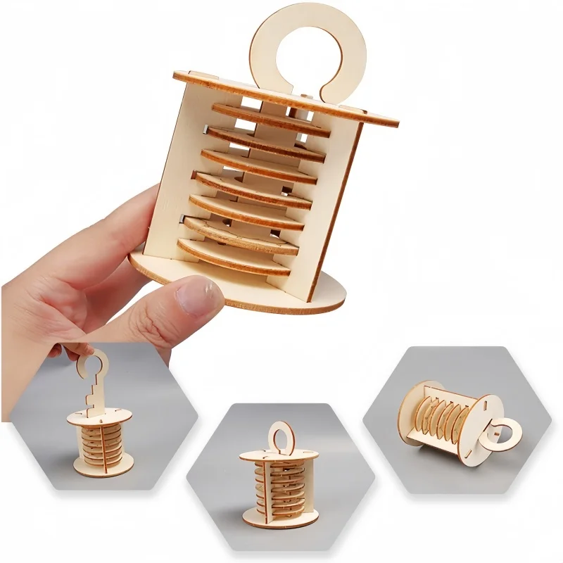 Kit de construcción de candado – Juguete educativo de ciencia para niños - imagen 2