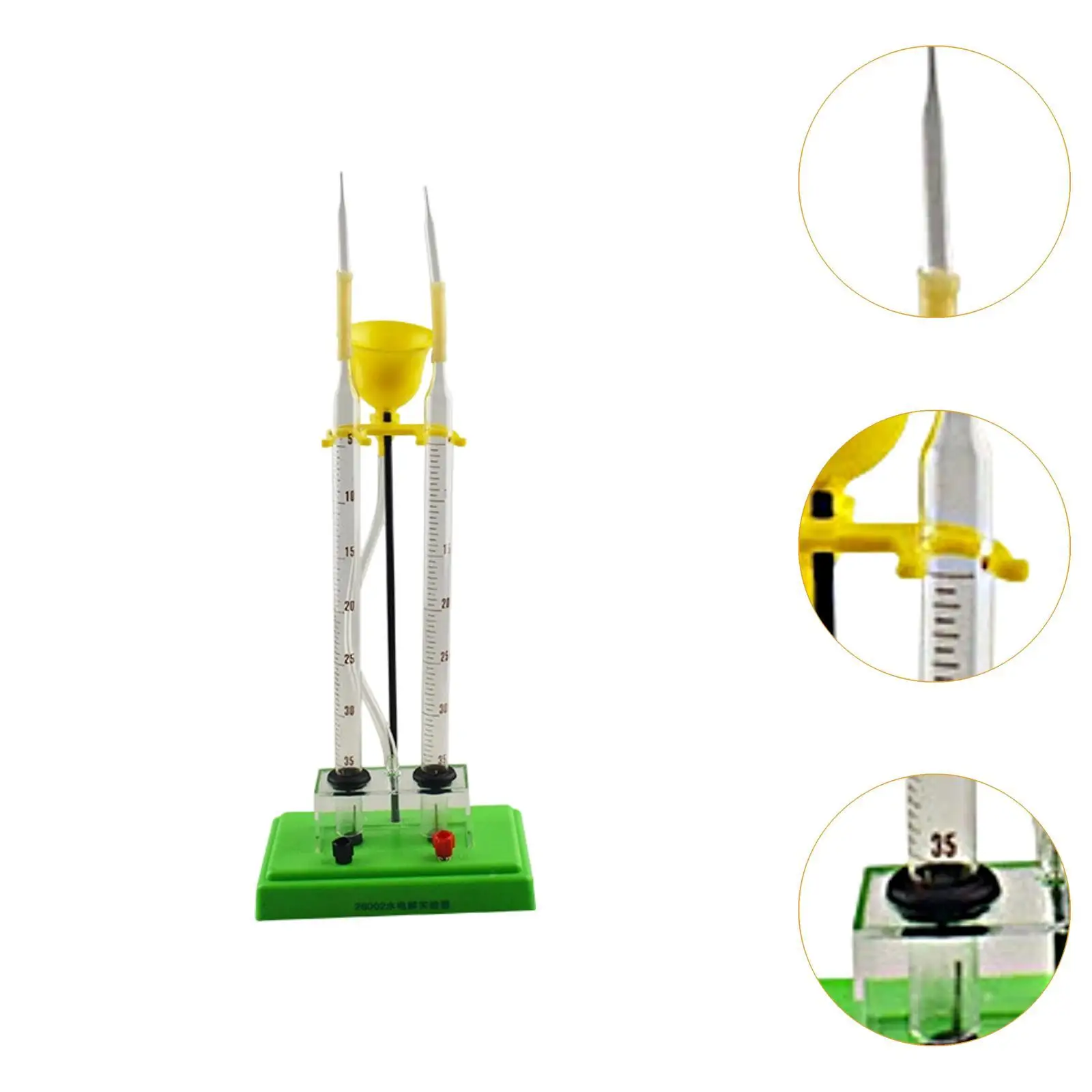 Electrolysis Water Learning Prop Chemical Experimental Equipment Simple to Use Chemical Teaching Aids for Home School Lab Use