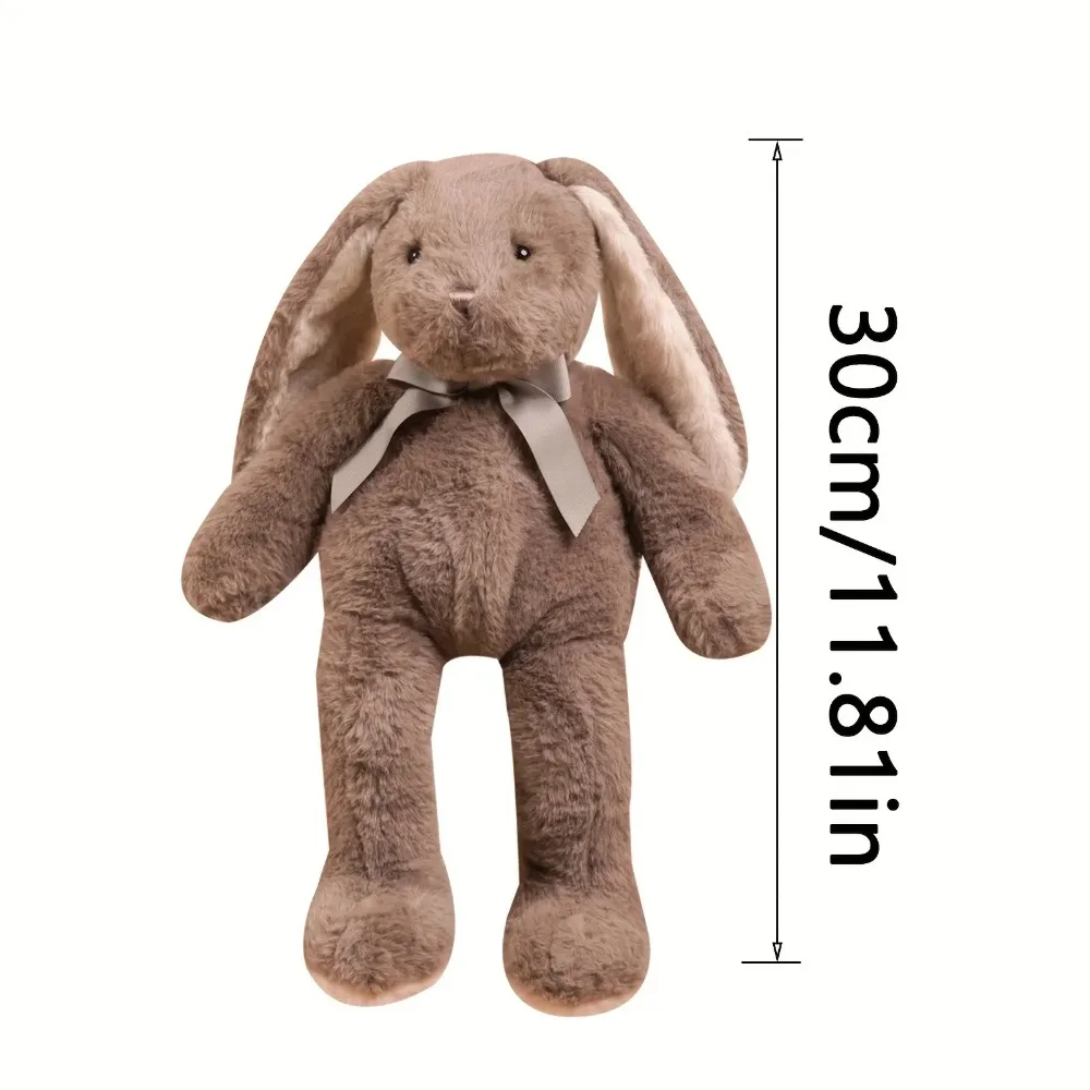 Conejito de Pascua, Animal relleno, conejito de peluche suave, juguete para niños recién nacidos, niños y niñas, juguetes de peluche adorables, regalo de cumpleaños para adultos - imagen 3