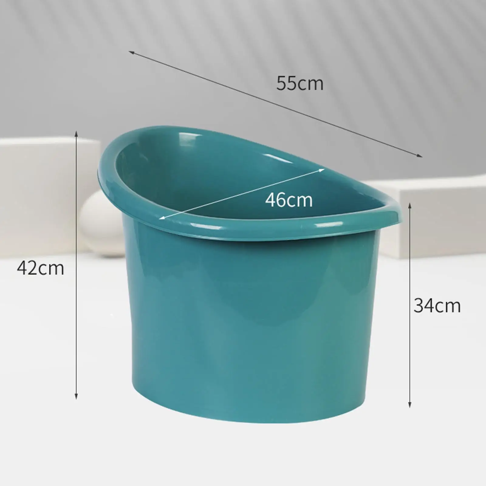 Baby Bath Bucket Baby Shower Bucket Portable Non Slip Bathroom Accessories Tub Sitting up Baby Bath Tub for Boys Girls Toddlers