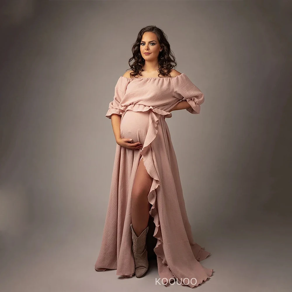 Vestido de maternidad bohemio maxi para playa y Baby Shower - imagen 5