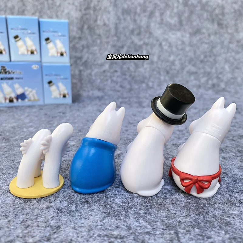 Moomins-caja ciega de juguete para niños, muñeca durmiente de Snufkin familiar graso, modelo de figura de Anime, juguetes para coleccionar adornos, regalos - imagen 3