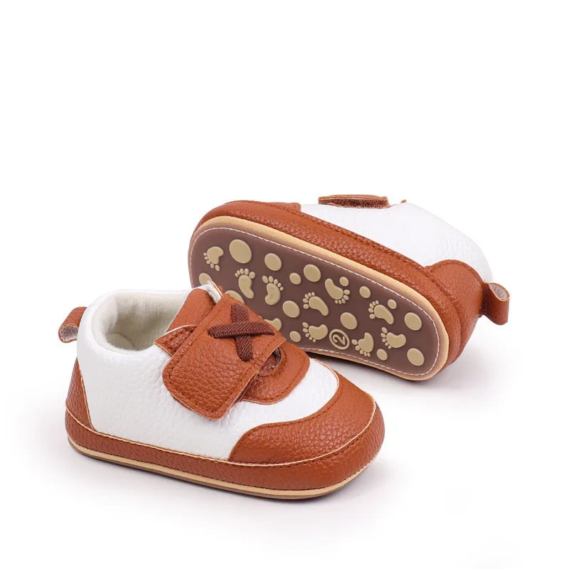 Zapatos primeros pasos bebé cuero sintético suela antideslizante - imagen 5