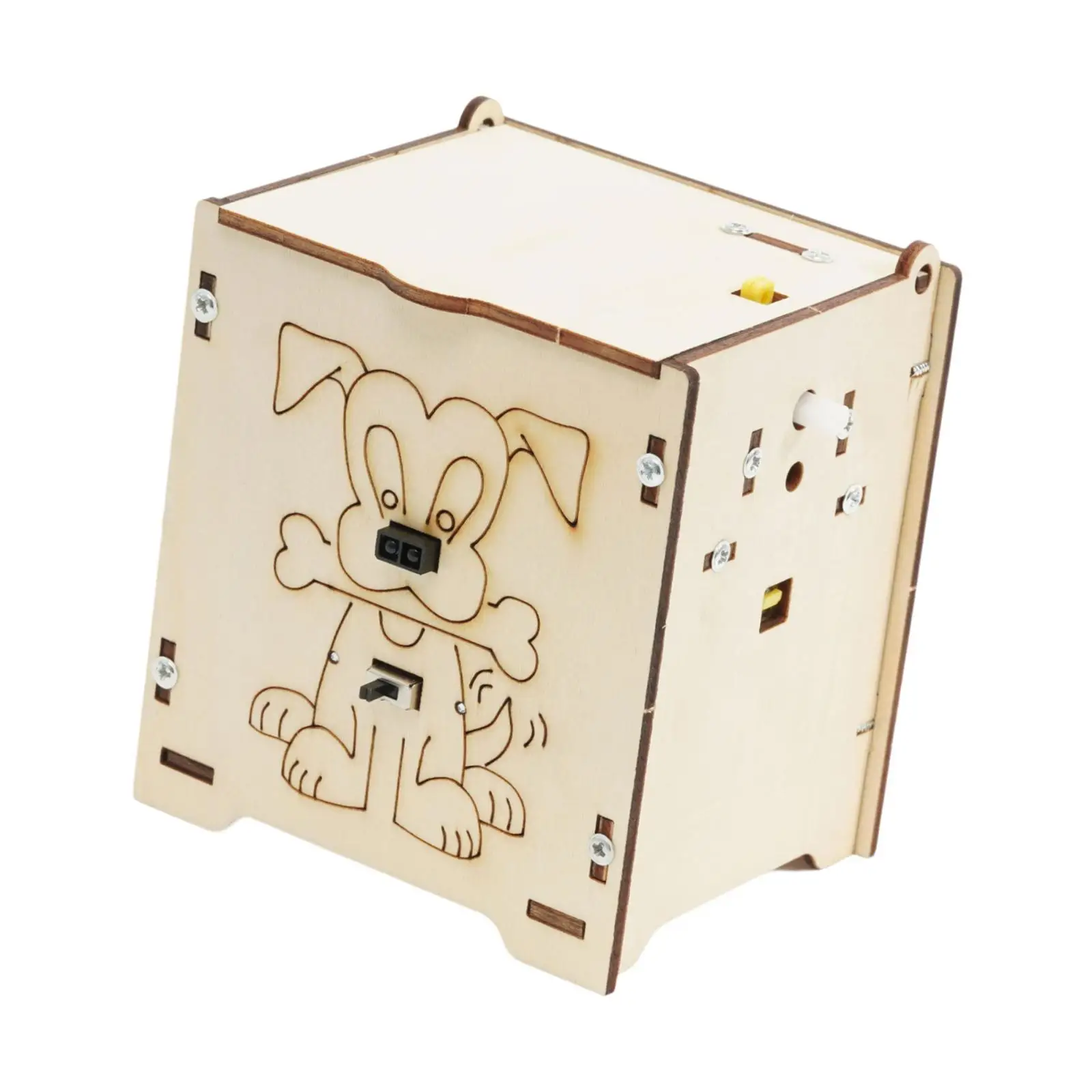 Smart Trash Bin DIY Kit Model Assemble Kits Trash Can for Kids Child Crafts