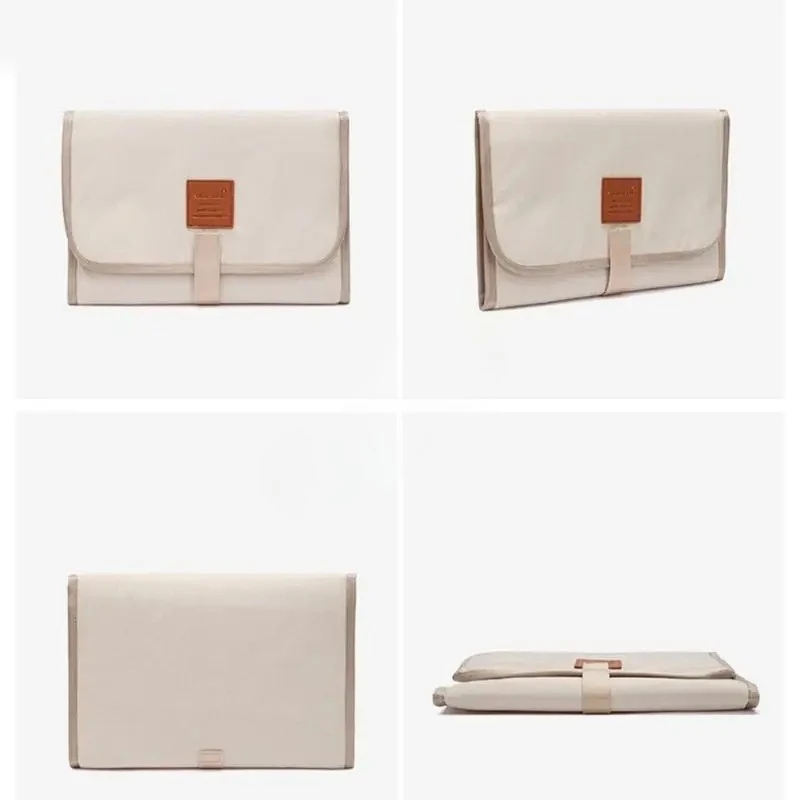 Cambiador de pañales plegable para bebé, impermeable, cambiador de pañales para recién nacido, hoja de cambio de pañales de viaje 11UC - imagen 5