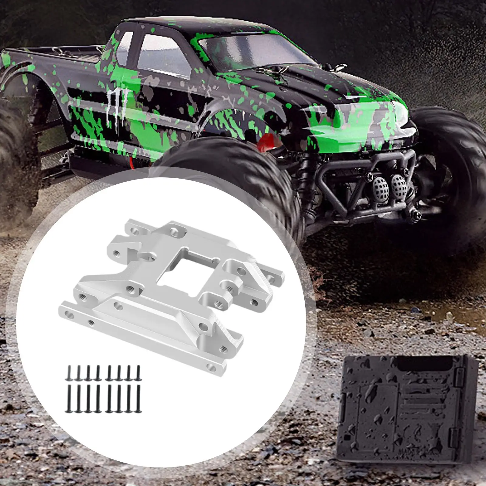 Skid Plate DIY Modified Accessory Spare Parts Replace Parts Upgrades Part Aluminum Alloy for 1/18 RC Crawler TRX4M Vehicles Car