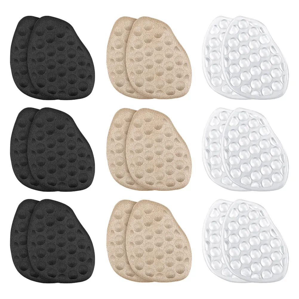9Pairs Forefoot Pads Comfortable High Heel Cushions Breathable Gel Shoe Inserts Reduce Friction Protect Feet Non-Skid Durable