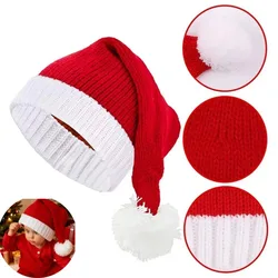 Gorro Papá Noel con pompón para toda la familia – Punto cálido