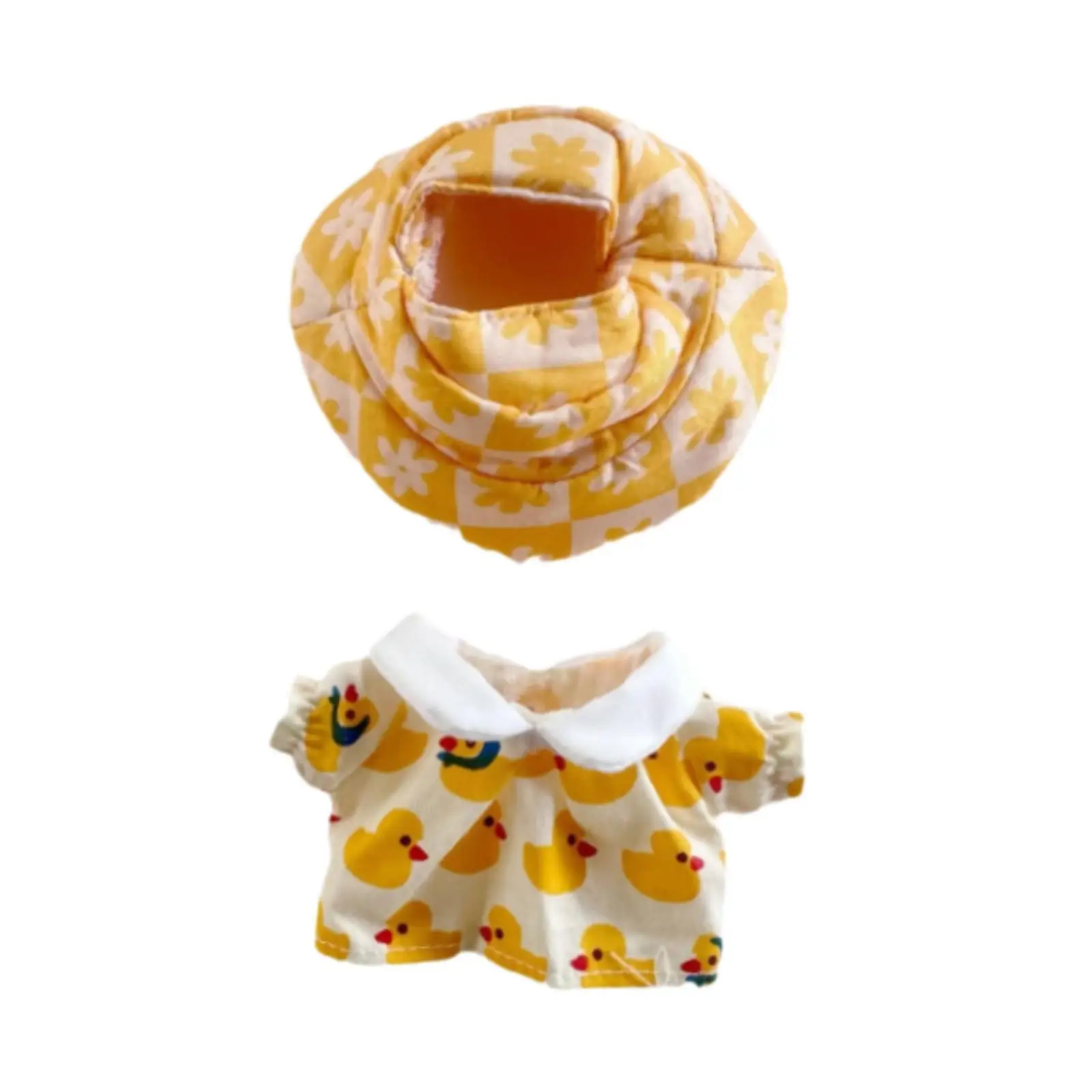 Ropa para muñecas, disfraces con sombrero, accesorios suaves para fotos, ropa bonita para muñecas DIY para muñecas de 15cm/17cm - imagen 4