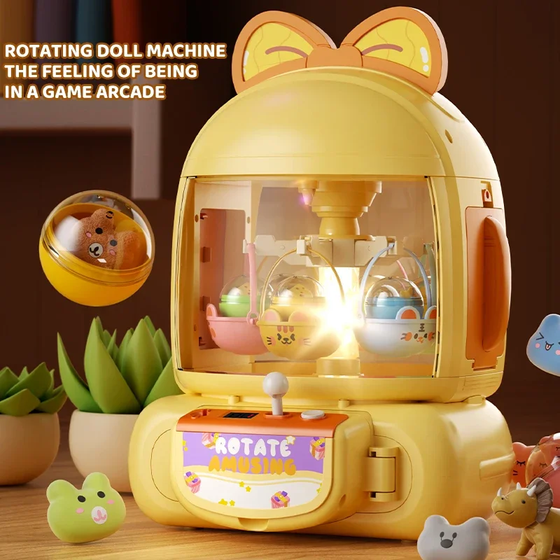 Máquina de garra de juguete para niños, niña y niño, muñeco de peluche portátil, agarrador con música, máquina de grúa, juego de fiesta, regalos de navidad para niños - imagen 2