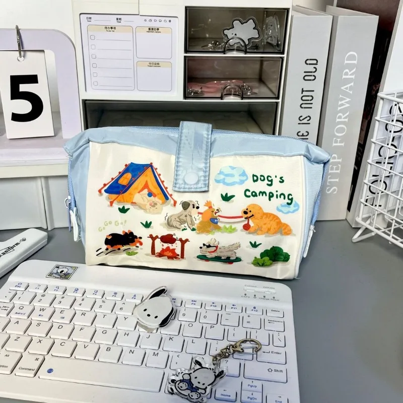 Estuche escolar infantil con cachorros para guardar lápices - imagen 5