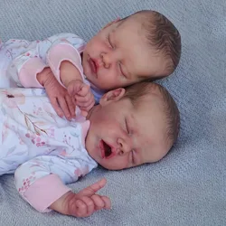 Muñeca Bebé Reborn NPK dormida con pintura 3D realista