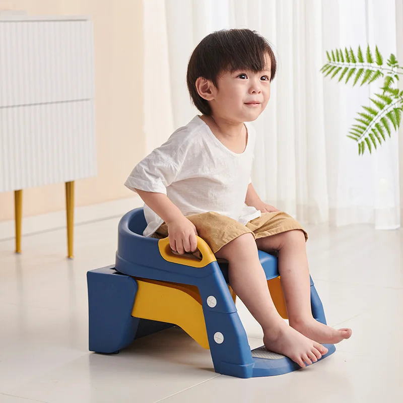 Orinal infantil plegable con escalón – Asiento portátil - imagen 4