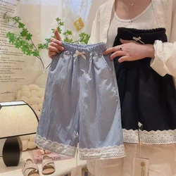 Pantalón de encaje ancho para niña – Ligero veraniego