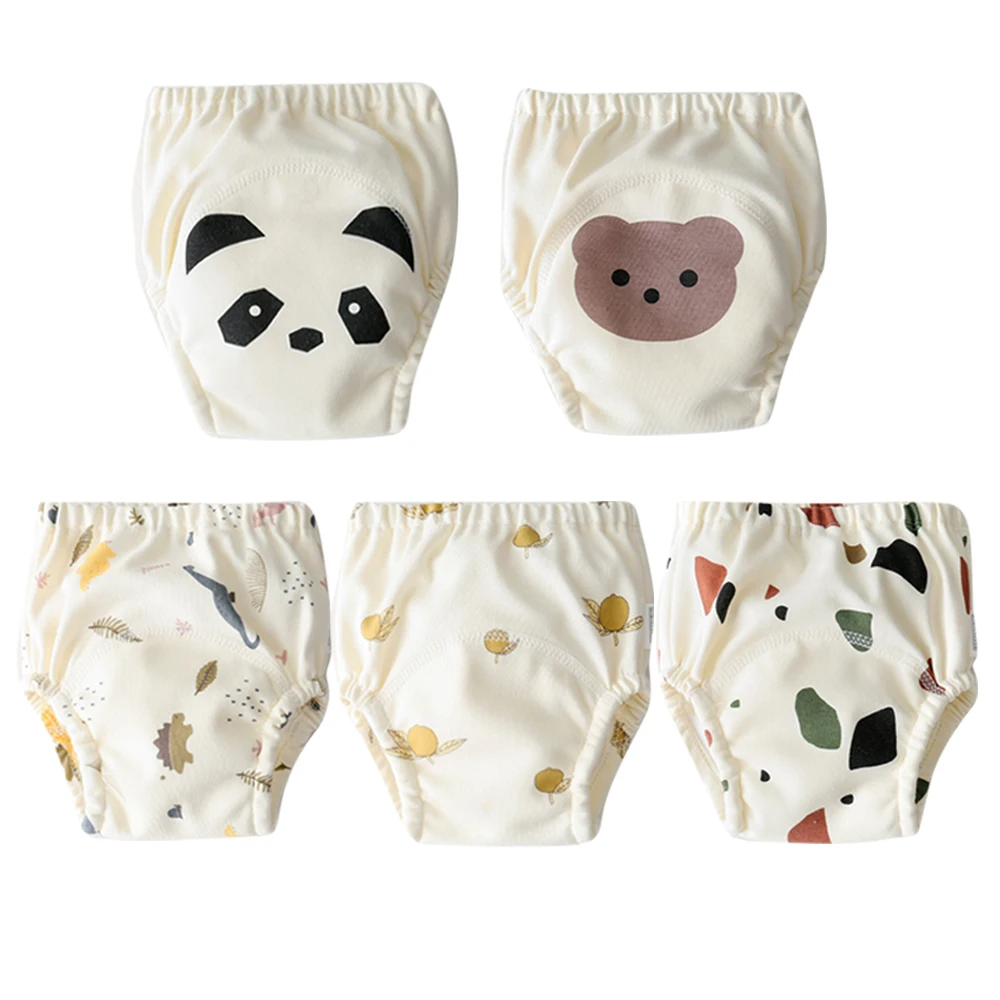 Pantalones de aprendizaje reutilizables en algodón ecológico - imagen 2