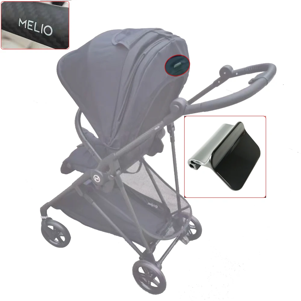 Llave de respaldo de Buggy para Cybex Melio 2/3/Carbon/Pro, ajustador de ángulo de asiento de cochecito, regulador de tablero trasero, pieza de cochecito de bebé DIY