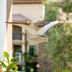 Colgante de madera para cuarto infantil – Pájaro decorativo