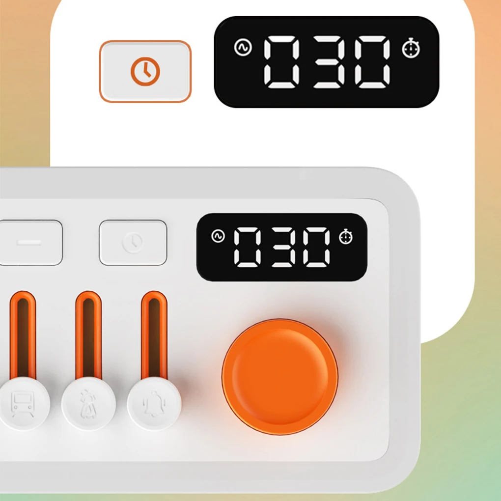 Luz nocturna de Color RGB, máquina de sonido para dormir con ruido blanco, altavoz inteligente DIY para ayuda al sueño, Altavoz Bluetooth con 8 sonidos naturales - imagen 2