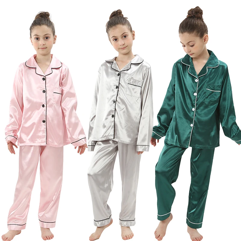 Pijama de satén tipo camisón para bebé, cómodo al dormir de noche - imagen 3