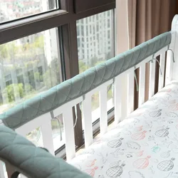Protector de cuna en algodón suave antivuelco para bebé