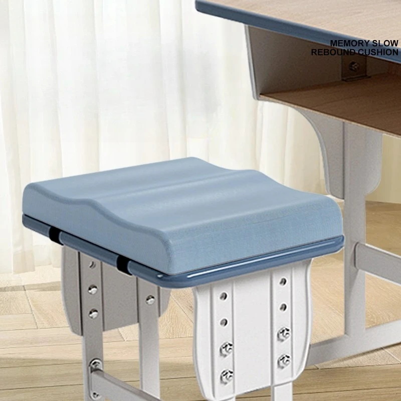 Cojín de asiento para estudiantes para sentarse durante mucho tiempo, cojín para silla de aula para estudiantes de secundaria, almohada transpirable en relieve de espuma viscoelástica - imagen 2
