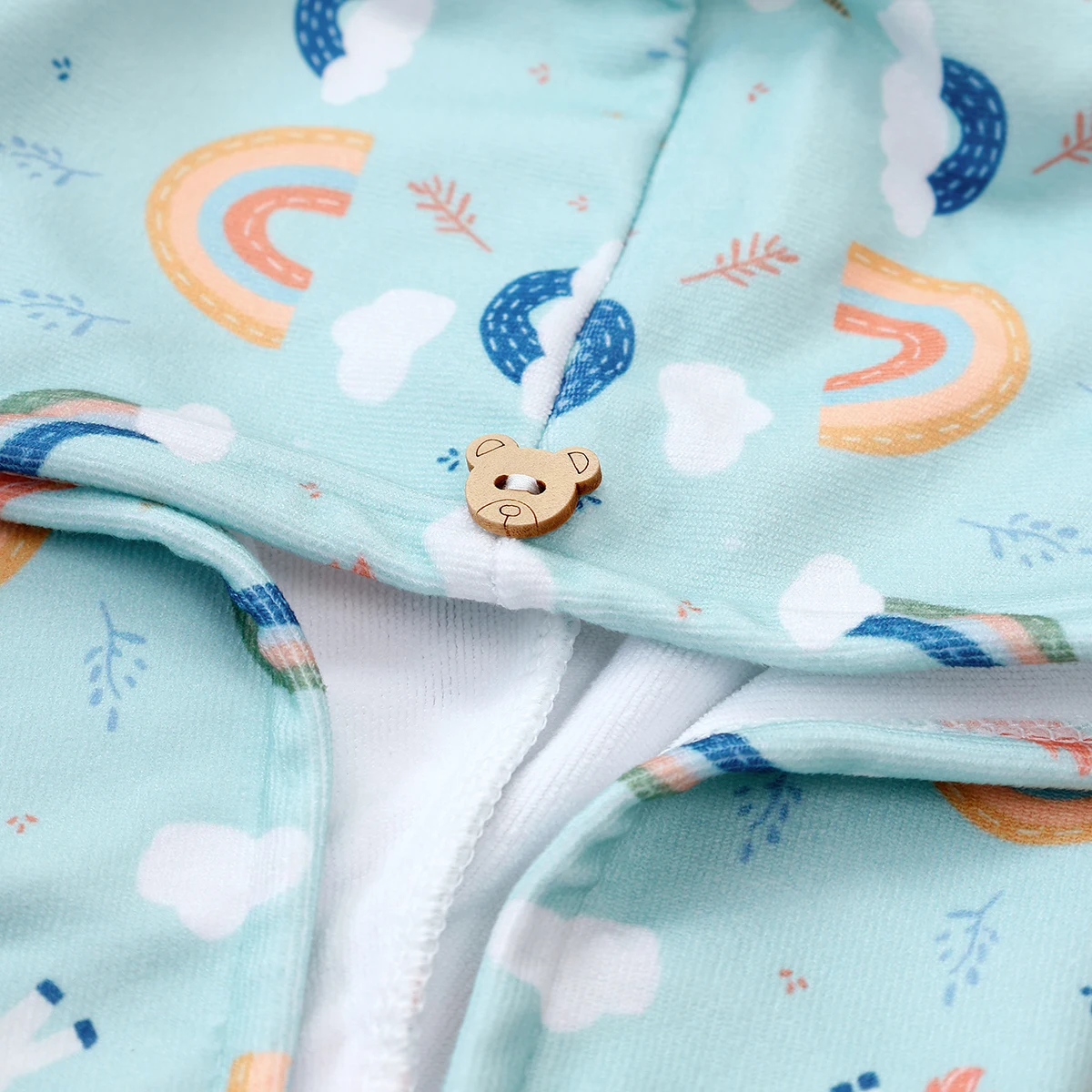 Elinfant Bata de baño bebé microfibra con gorro – Secado rápido - imagen 4