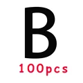 100pcs B