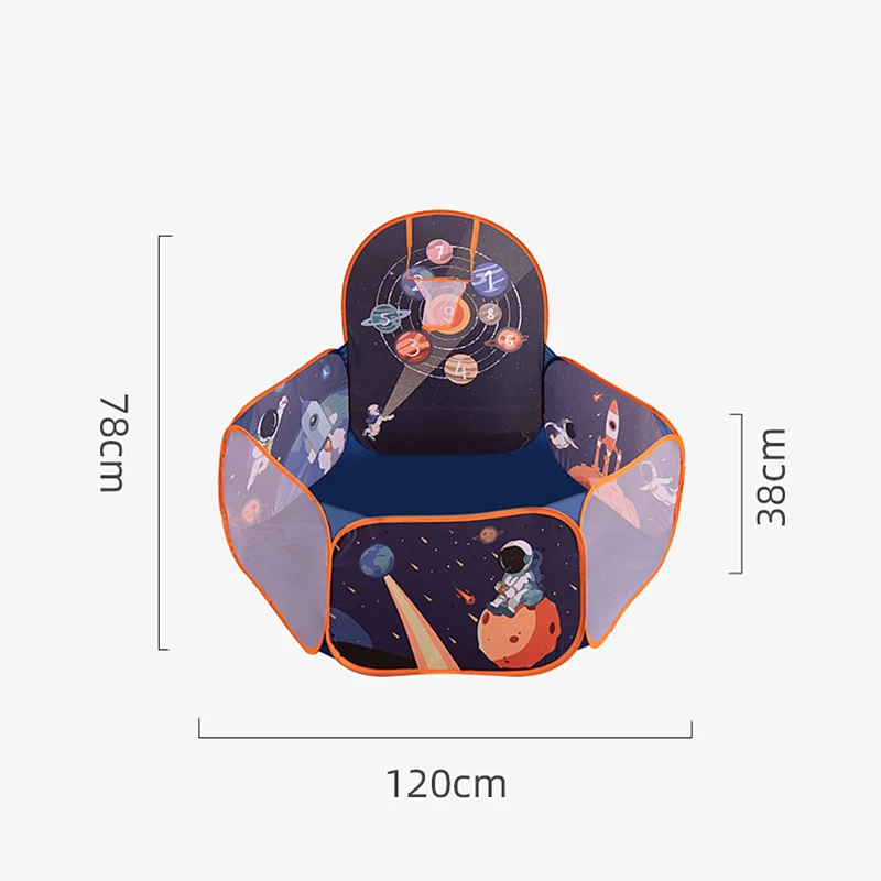 Corralito para bebé de 1,2 M, piscina de bolas hinchable, piscina seca, juguetes de regalo - imagen 5