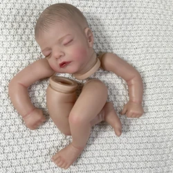 Bebé Reborn Sam realista 48 cm piel 3D con venas visibles