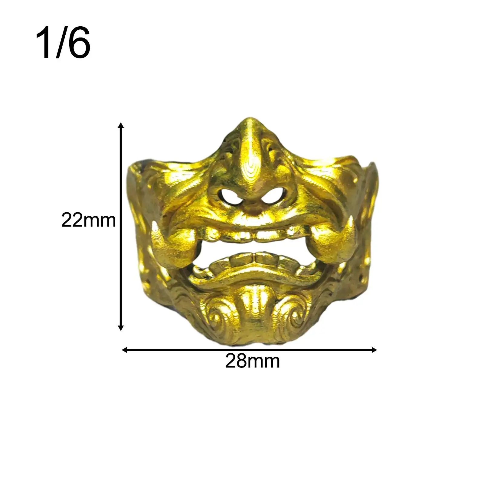 1:6 Scale Japanese Mask Model Doll Accessories Half Face for 12inch Figures