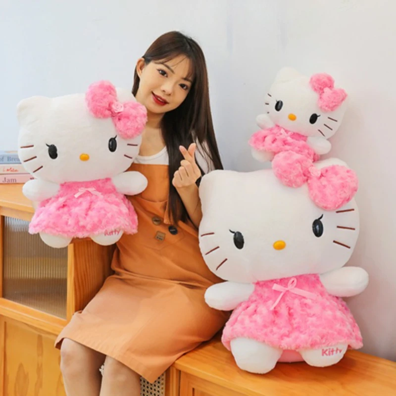 Peluche Hello Kitty Sanrio grande de felpa para niños - imagen 2