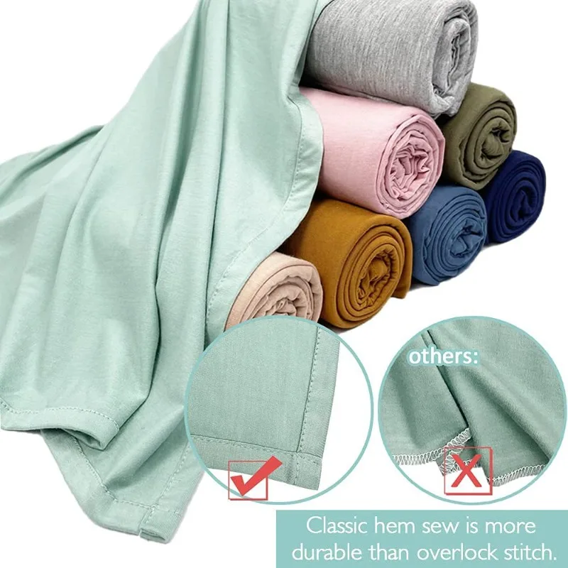 Manta envolvente con gorro para recién nacido unisex