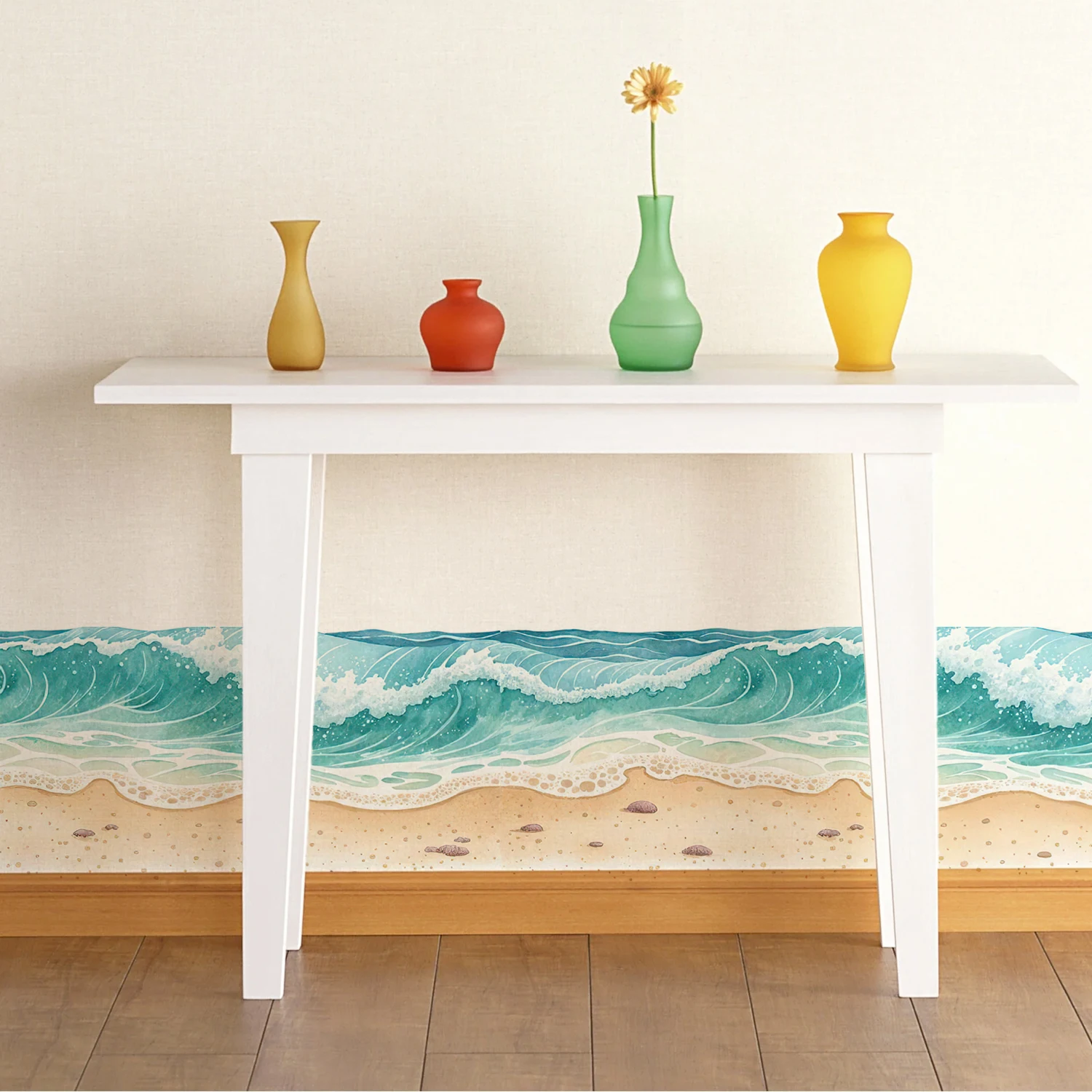 Pegatinas de pared vinilo temática marina – Conchas y estrellas - imagen 5