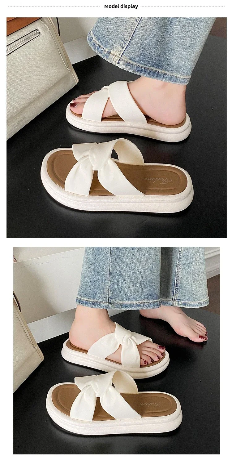 Sandalias de verano con tiras cruzadas