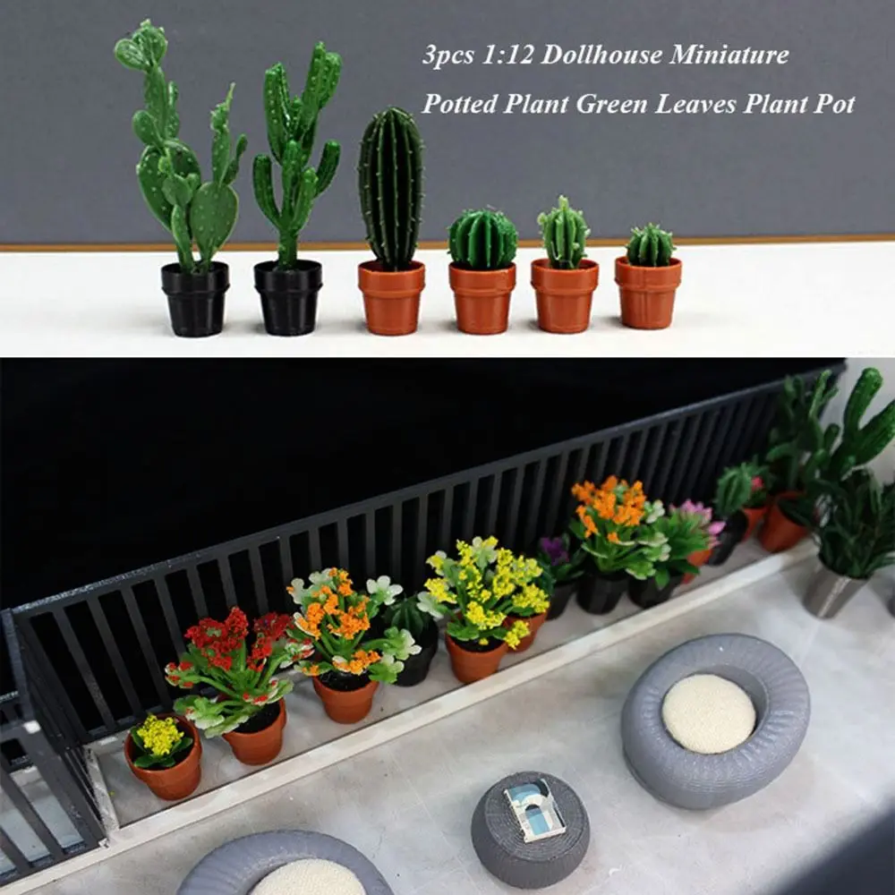 Plantas miniatura para casa de muñecas – decoración verde realista