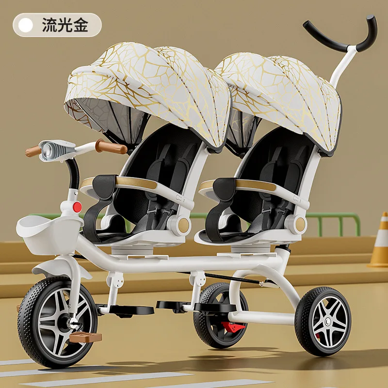 Asiento ajustable de bicicleta bebé – Carrito para niños - imagen 3