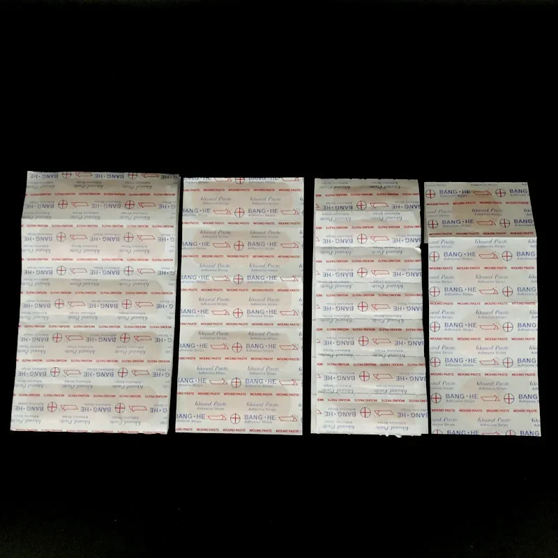 Banda de varias formas para vendaje de heridas, cinta de parche de yeso transpirable para vendajes adhesivos de primeros auxilios, Woundplast, 100 unids/set - imagen 5