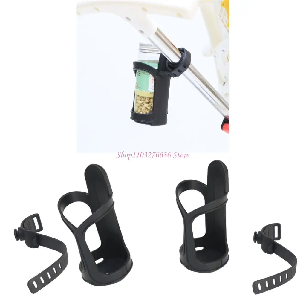 Portabotellas antideslizante para silla de paseo resistente y práctico