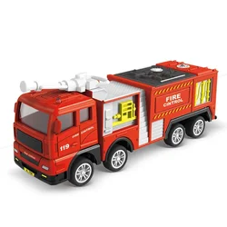 Mini camión de bomberos con motor extraíble - Juguete de construcción
