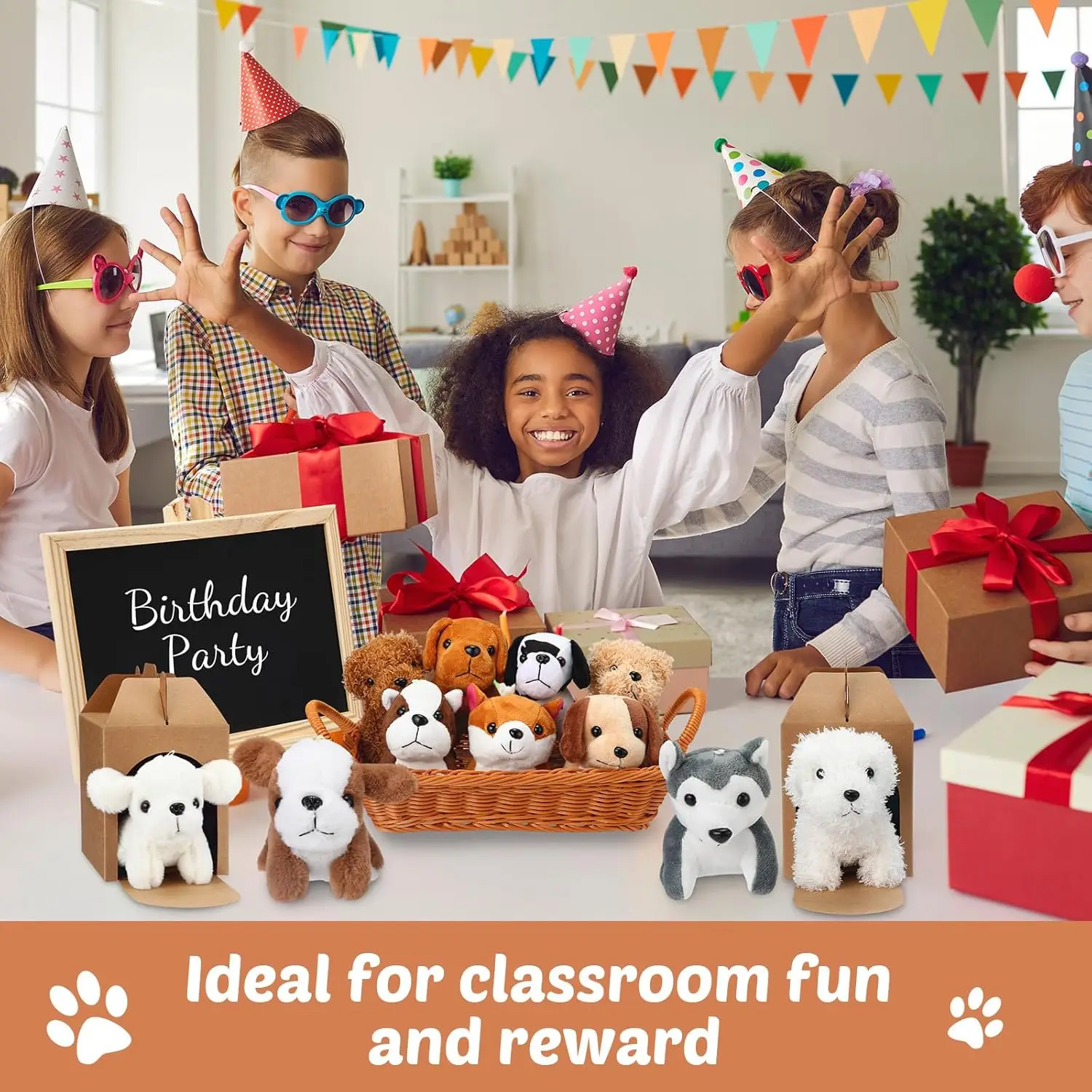 Peluche mini de perro suave para niños – Recuerdo de fiesta - imagen 3