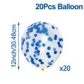 20pcs  blue