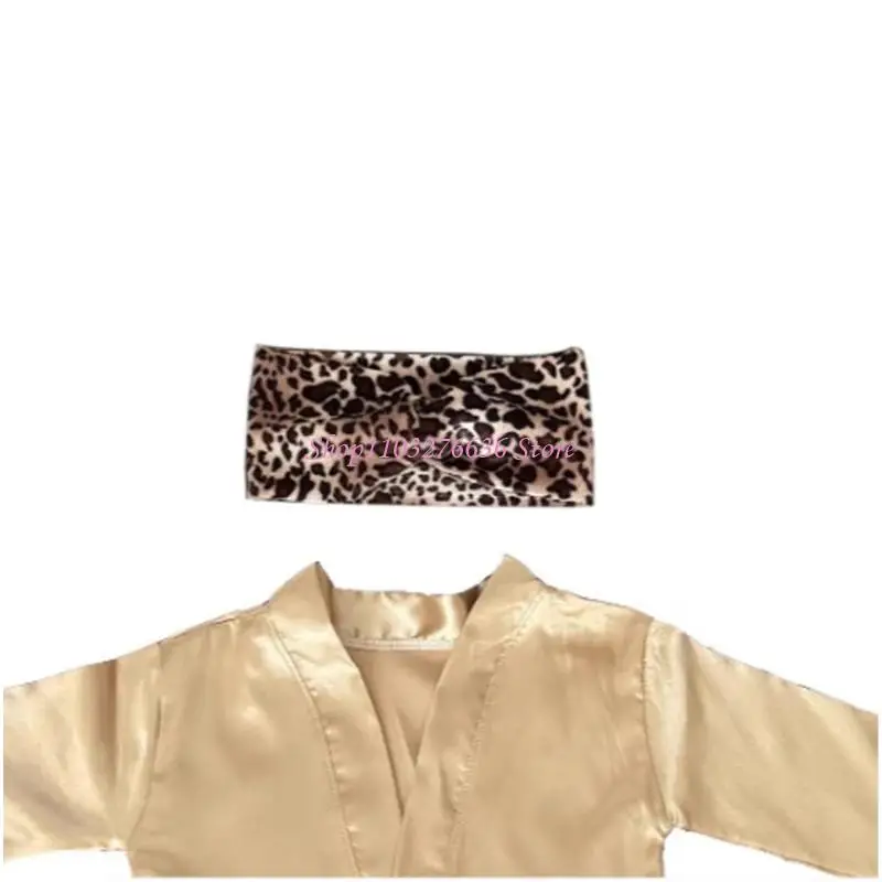 R6FD 2pcs recién nacidos bañera y juego diadema Fotografía Props tela poliéster suave - imagen 5