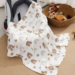 Elinfant manta envolvente de bambú para recién nacido