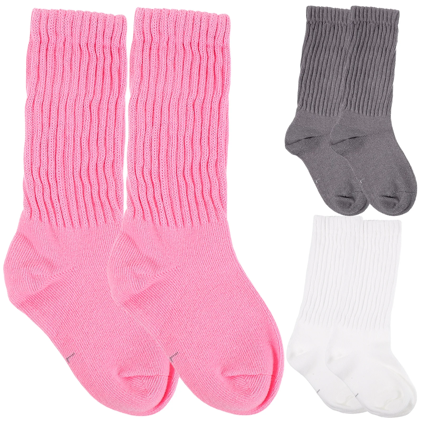 3 pares de calcetines de algodón para bebé, cálidos y transpirables a media pantorrilla para niños y niñas, calcetines suaves y cómodos perfectos para niños de 4 a 6 años - imagen 5