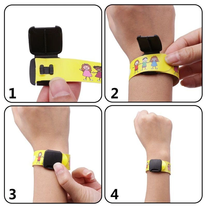 M76C 8 unids/set pulsera reconocimiento seguridad antipérdida segura para exteriores para niños - imagen 5