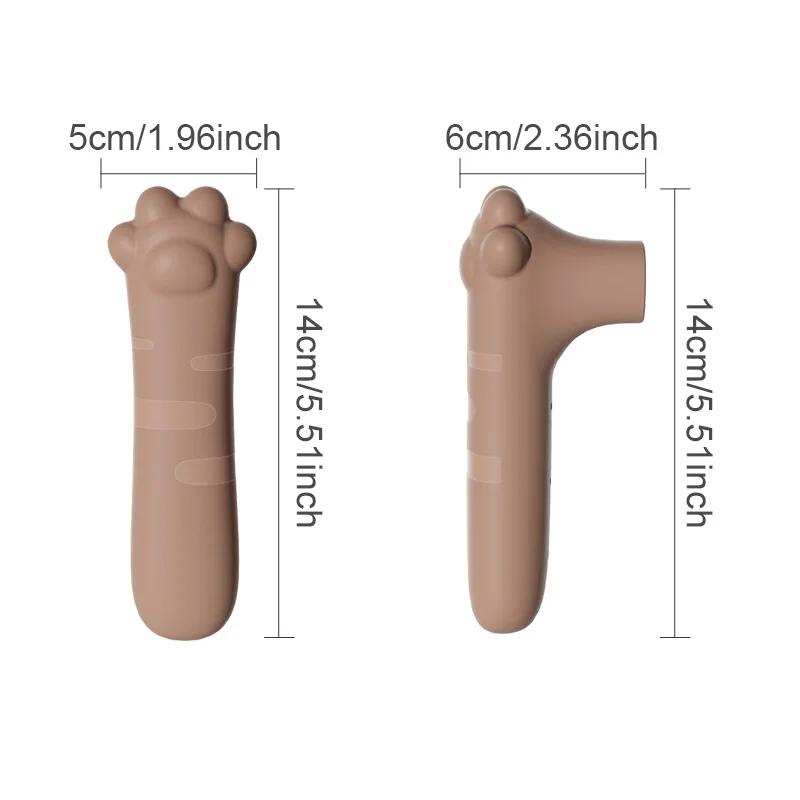 Protector de pomo de silicona infantil – Antigolpes con garra de gato - imagen 4