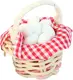 12 white egg 1basket