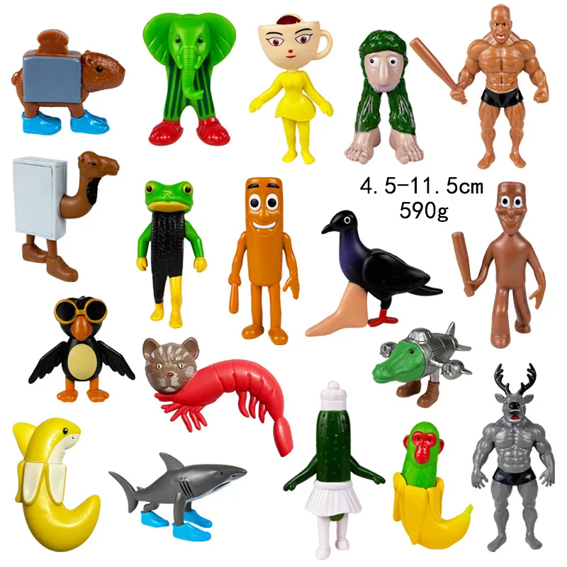 Figura italiana Brainrot Tung Sahur juguete coleccionable muñeca - imagen 4