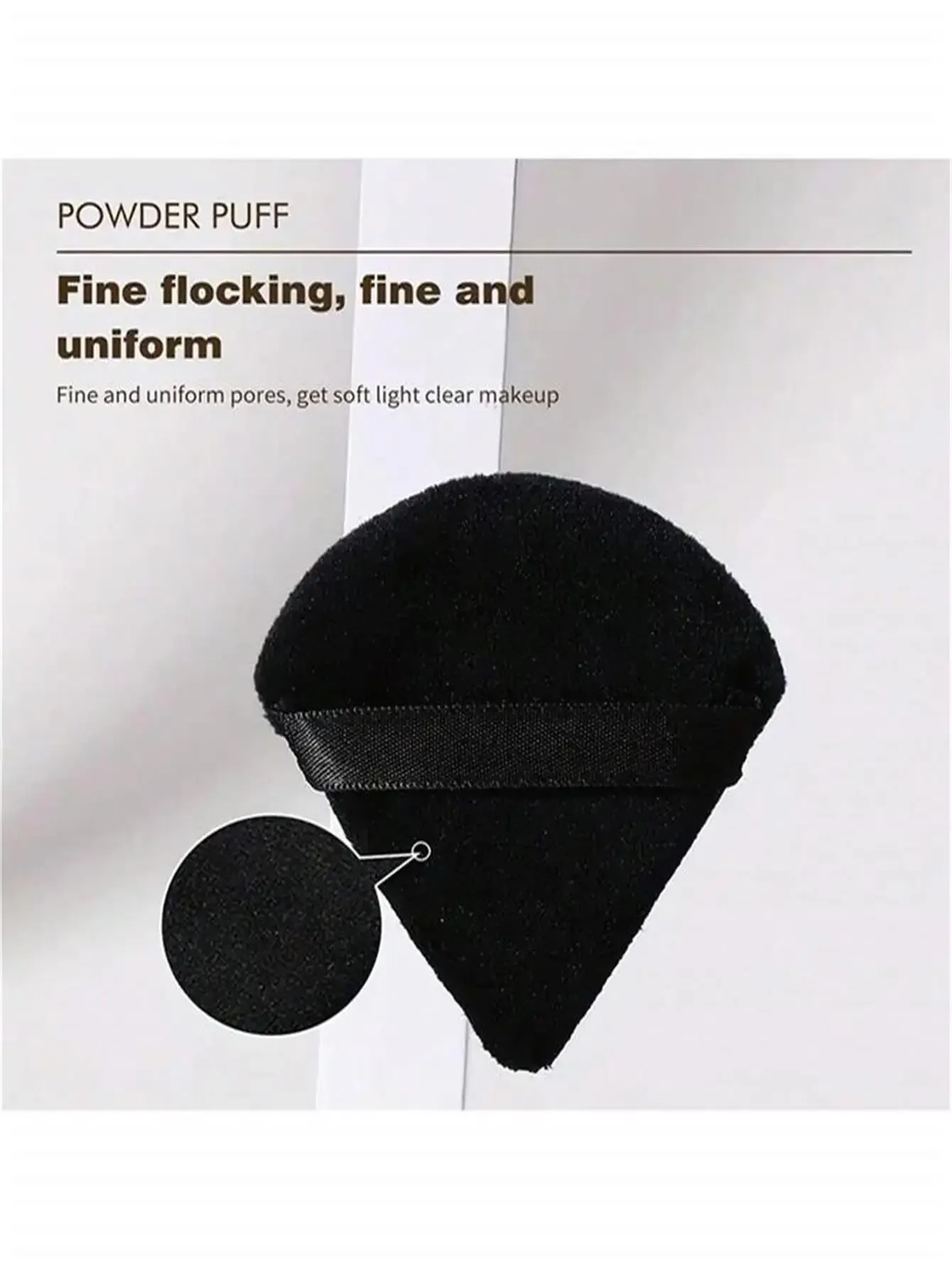 Herramienta de maquillaje en polvo, 5 uds., polvo triangular suave para cara, esponjas de maquillaje en polvo para el cuerpo, licuadora, contorno debajo de la esquina de los ojos - imagen 2