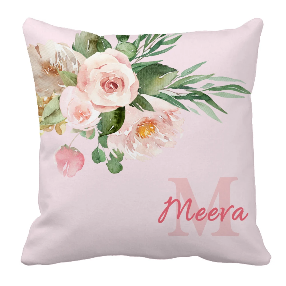 Juego de sábanas bebé con flores y nombre personalizado – Regalo ideal - imagen 4